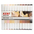 Kent Spectra Brush and Chisel Marker Skin Tones Set of 12