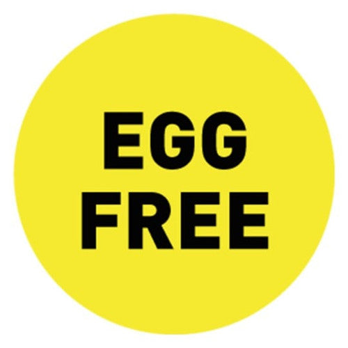 Avery Egg Free Allergy Labels 24mm Round, 1000 Per Roll