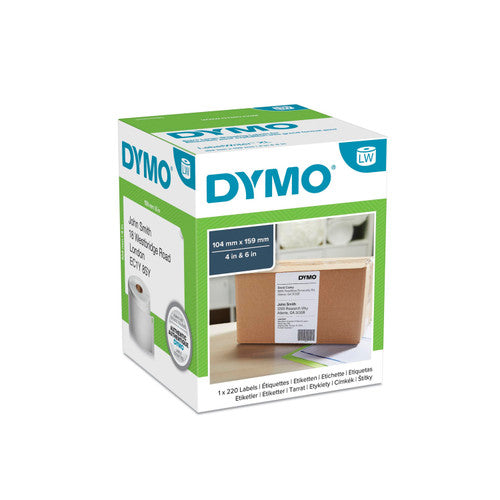Dymo LabelWriter 4XL 5XL Extra Large Shipping Labels 104 x 159mm Single Roll 220 Labels