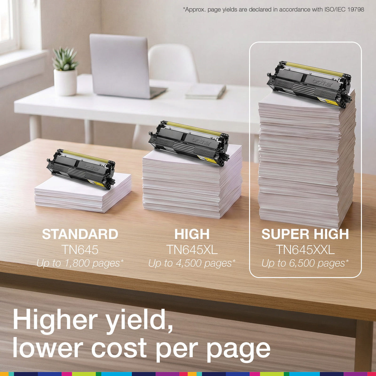 Brother TN645XXLY Super High Yield Toner Cartridge 6500 Pages Yellow