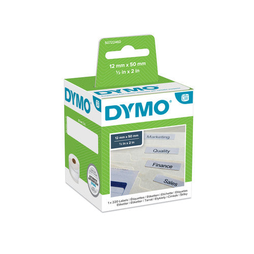 Dymo LabelWriter Suspension File Labels 12 x 50mm Single Roll 220 Labels
