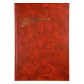 Collins 10863 Account Book Series 3880 3 Money Column Paged (Treble Cash) Red Cover