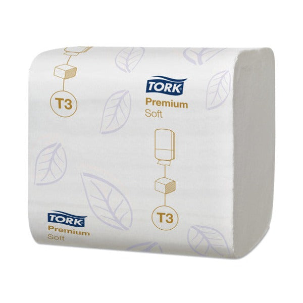 Tork Soft Folded Toilet Paper 2 Ply Premium T3 Carton of 30