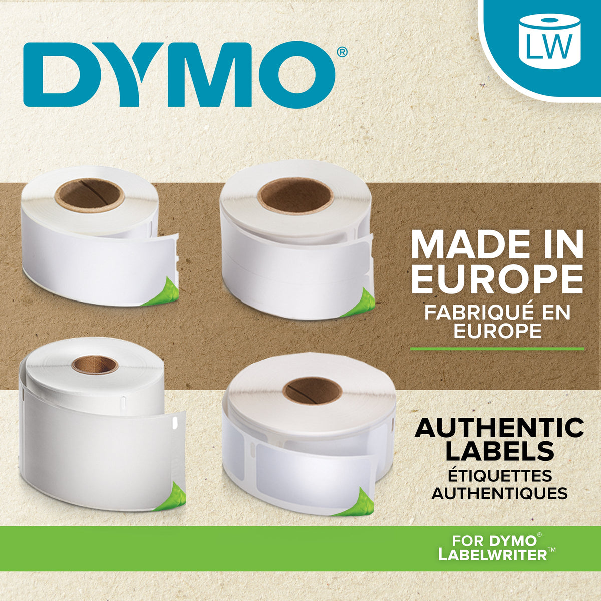 Dymo LabelWriter Multi Purpose Labels 57 x 32mm Single Roll 1000 Labels