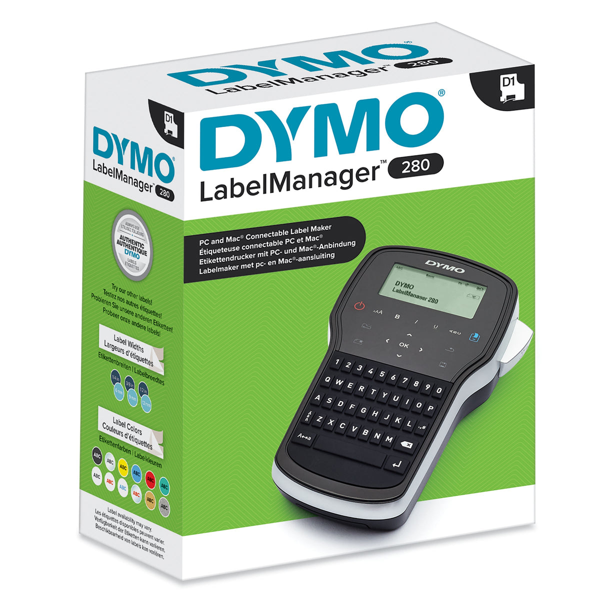 Dymo LabelManager 280P Rechargeable Labeller with PC and Mac Connectivity
