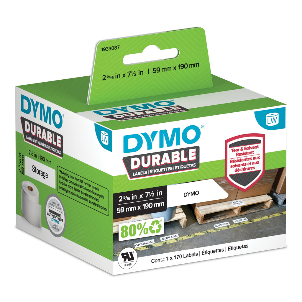 Dymo LabelWriter Durable Shipping Labels 59 x 190mm Roll of 170