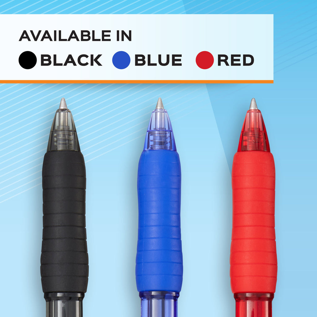 Papermate Profile Retractable Gel Pen Medium 0.7mm Blue Box of 12