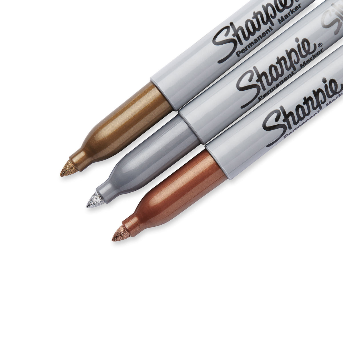 Sharpie Metallic Permanent Marker Fine Point Assorted Pack of 3