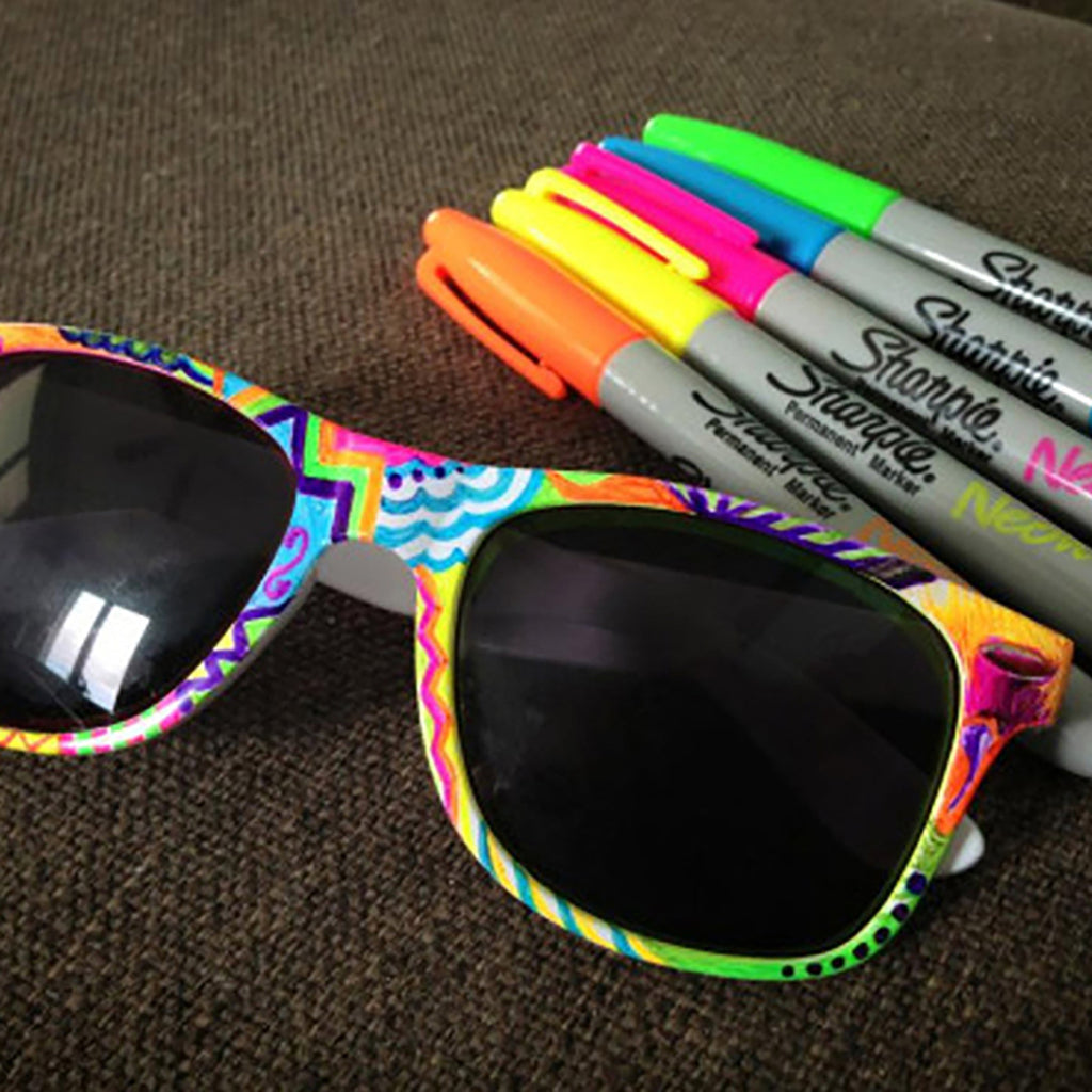 Sharpie Neon Permanent Marker Fine Point Assorted Pack of 5