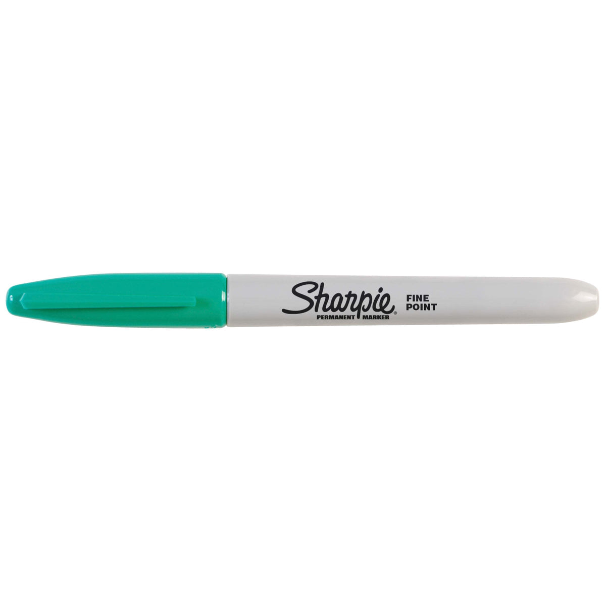 Sharpie Permanent Marker Fine Point Aqua Pack of 12