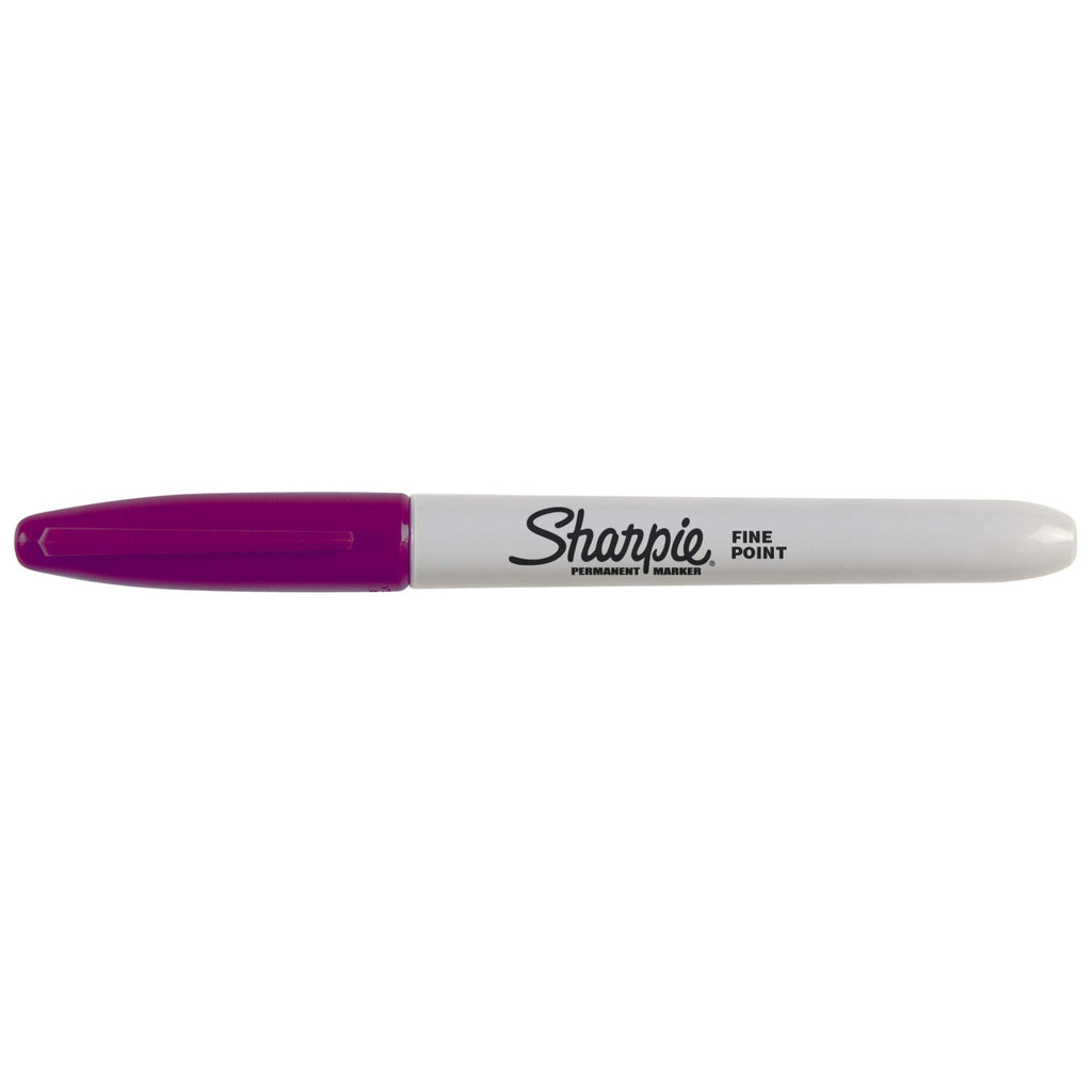 Sharpie Permanent Marker Fine Point Berry Pack of 12