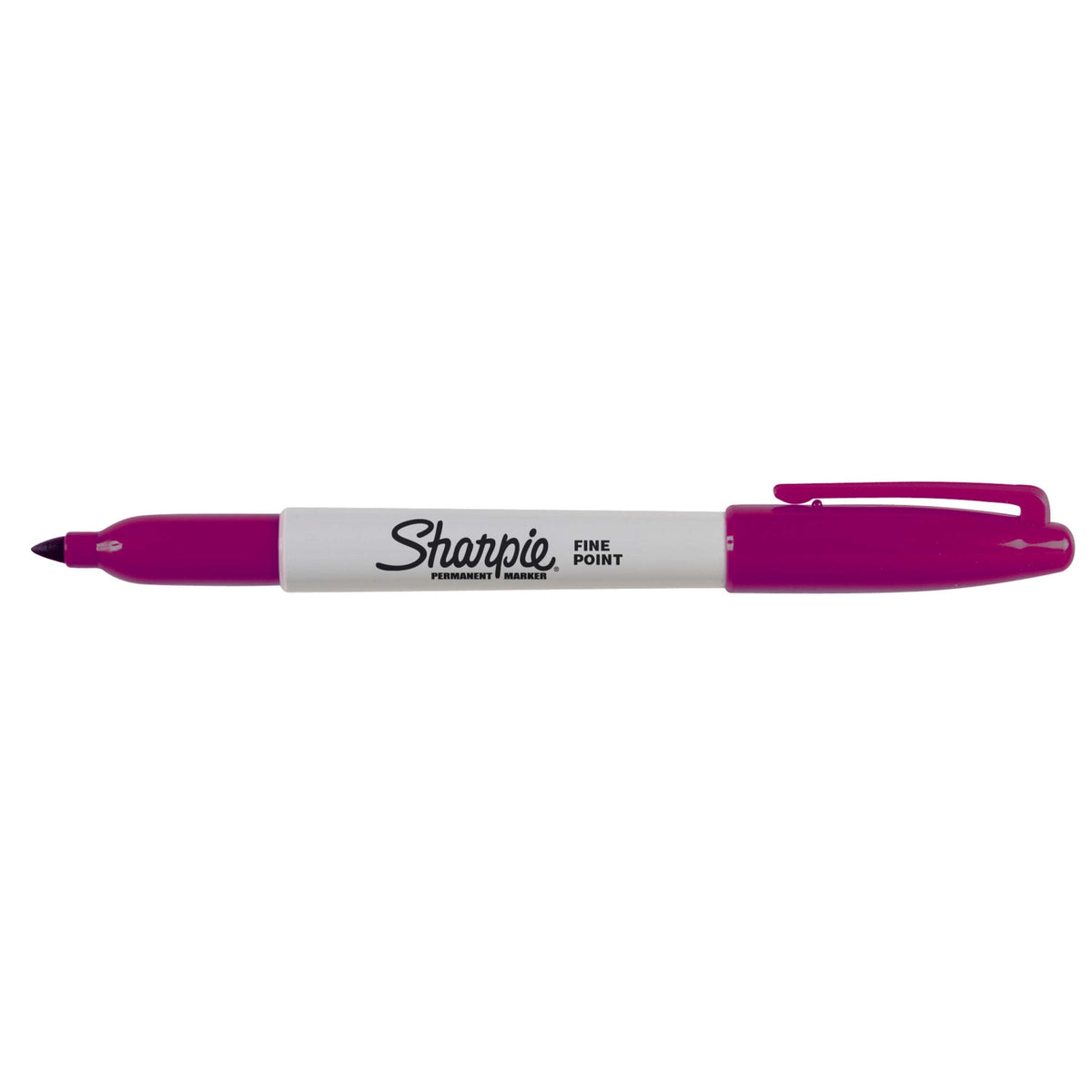 Sharpie Permanent Marker Fine Point Berry Pack of 12
