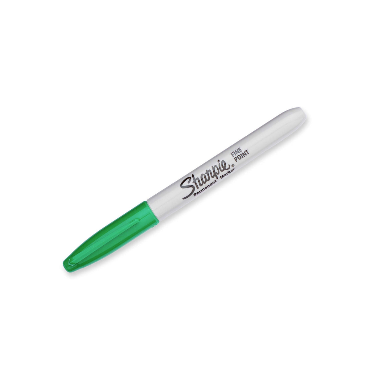 Sharpie Permanent Marker Fine Point Green Box of 12