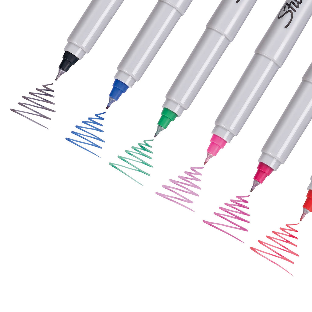 Sharpie Permanent Marker Ultra Fine Point Blue Box of 12