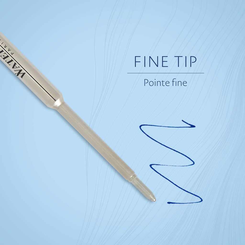 Waterman Ballpoint Refill Fine Blue in Blister Pack
