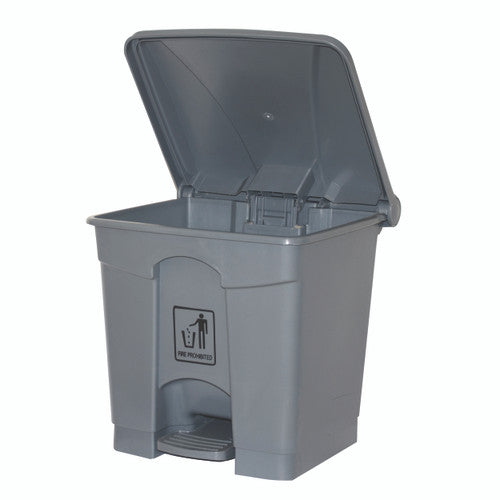 Cleanlink 12061 Rubbish Bin with Pedal Lid 68 Litre Grey