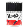 Sharpie Permanent Marker Fine Point Black Canister of 36