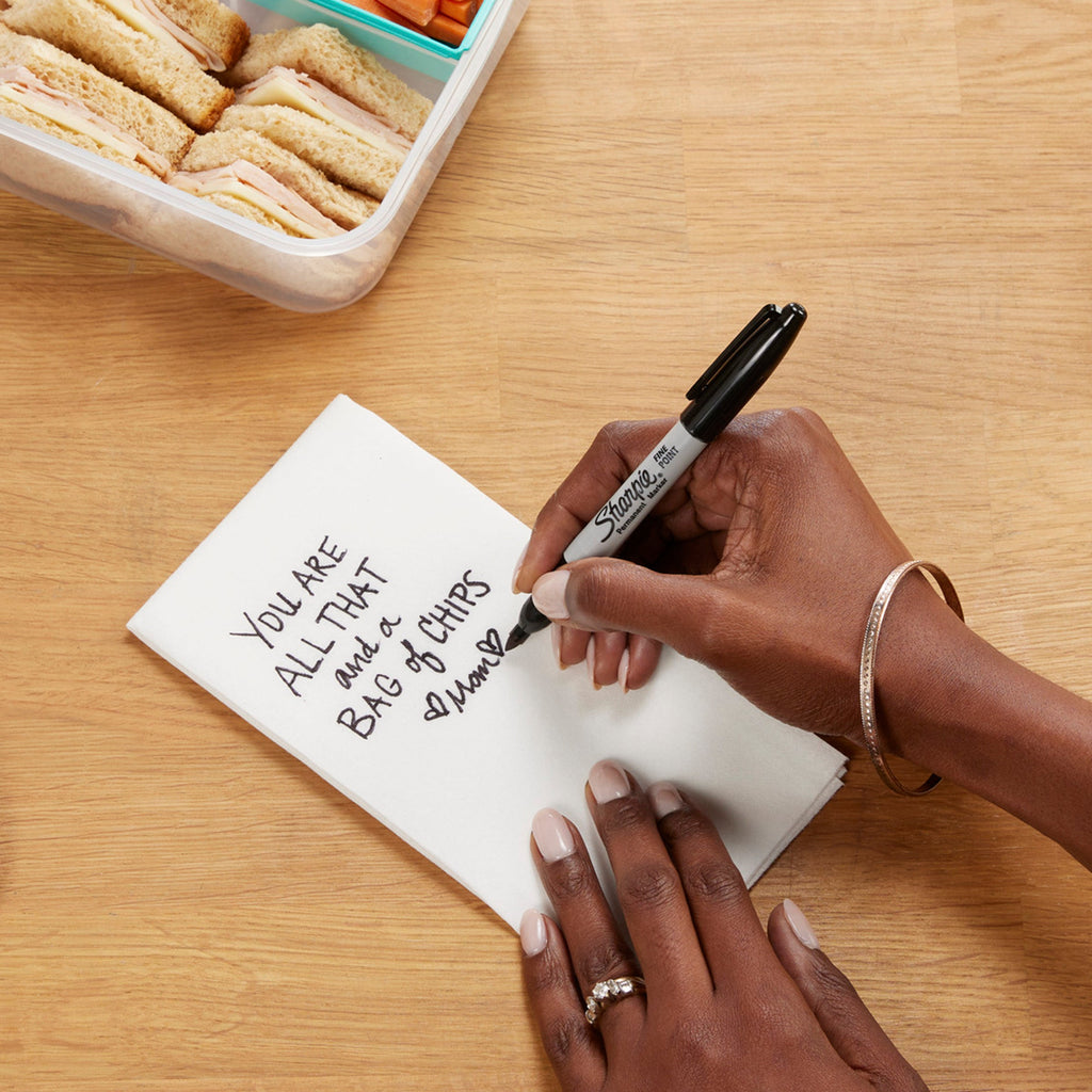 Sharpie Permanent Marker Fine Point Black Canister of 36