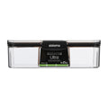 Sistema Ultra Clear Plastic Container Rectangle 1.73L Black