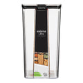 Sistema Ultra Clear Plastic Container Square 4L Black
