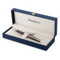 Waterman Hemisphere Metallic Black Gold Trim Ballpoint Pen Medium