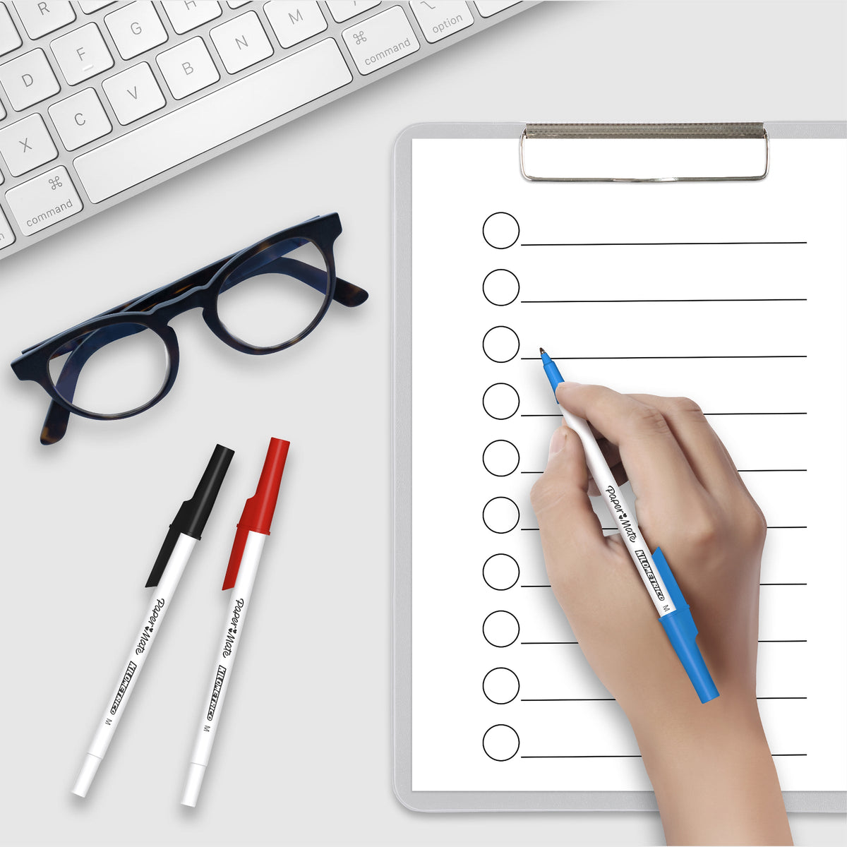 Papermate Kilometrico Ballpoint Pen 1.0mm Assorted Pack 10 Box of 12
