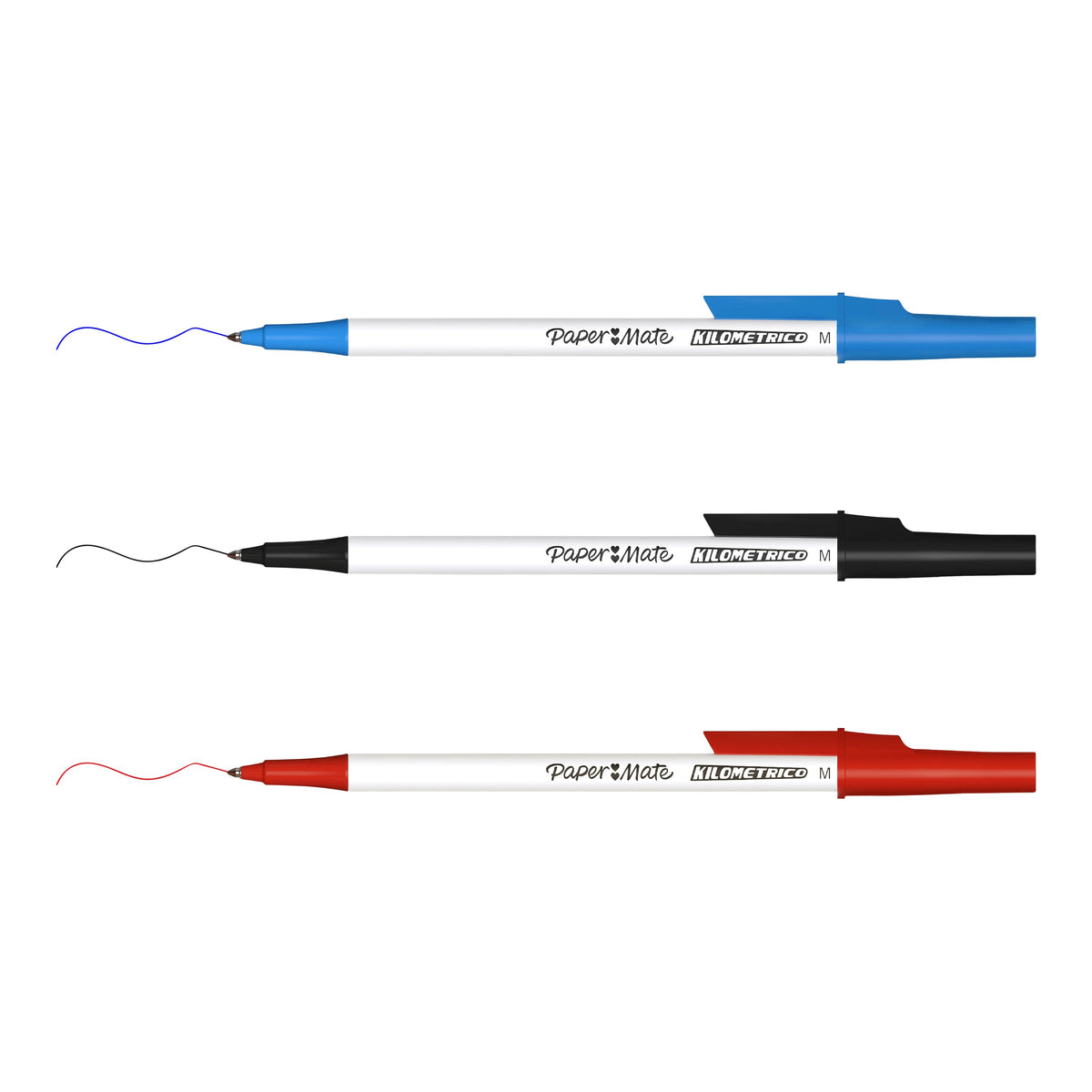 Papermate Kilometrico Ballpoint Pen 1.0mm Assorted Pack 10 Box of 12