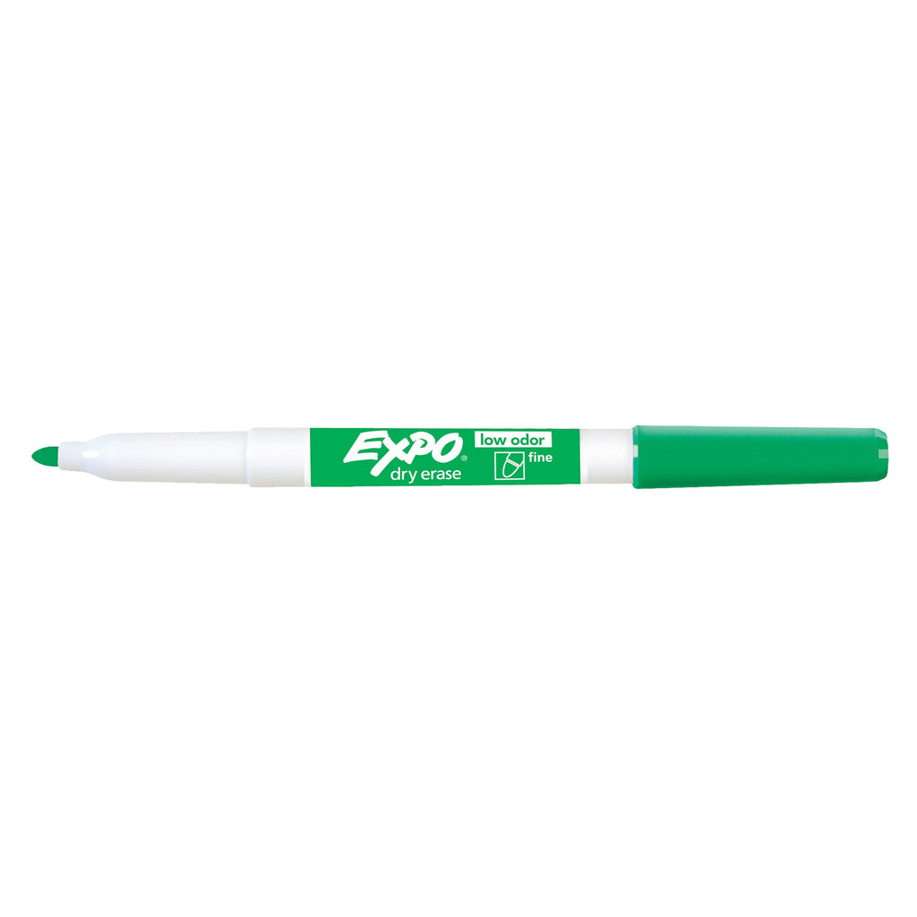 Expo Low Odour Dry Erase Whiteboard Markers Fine Tip Assorted Box 36