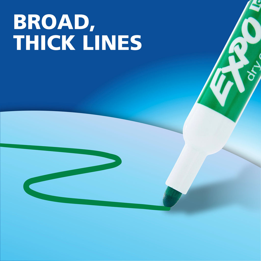 Expo Whiteboard Marker Black In Bullet Tip Box Of 12