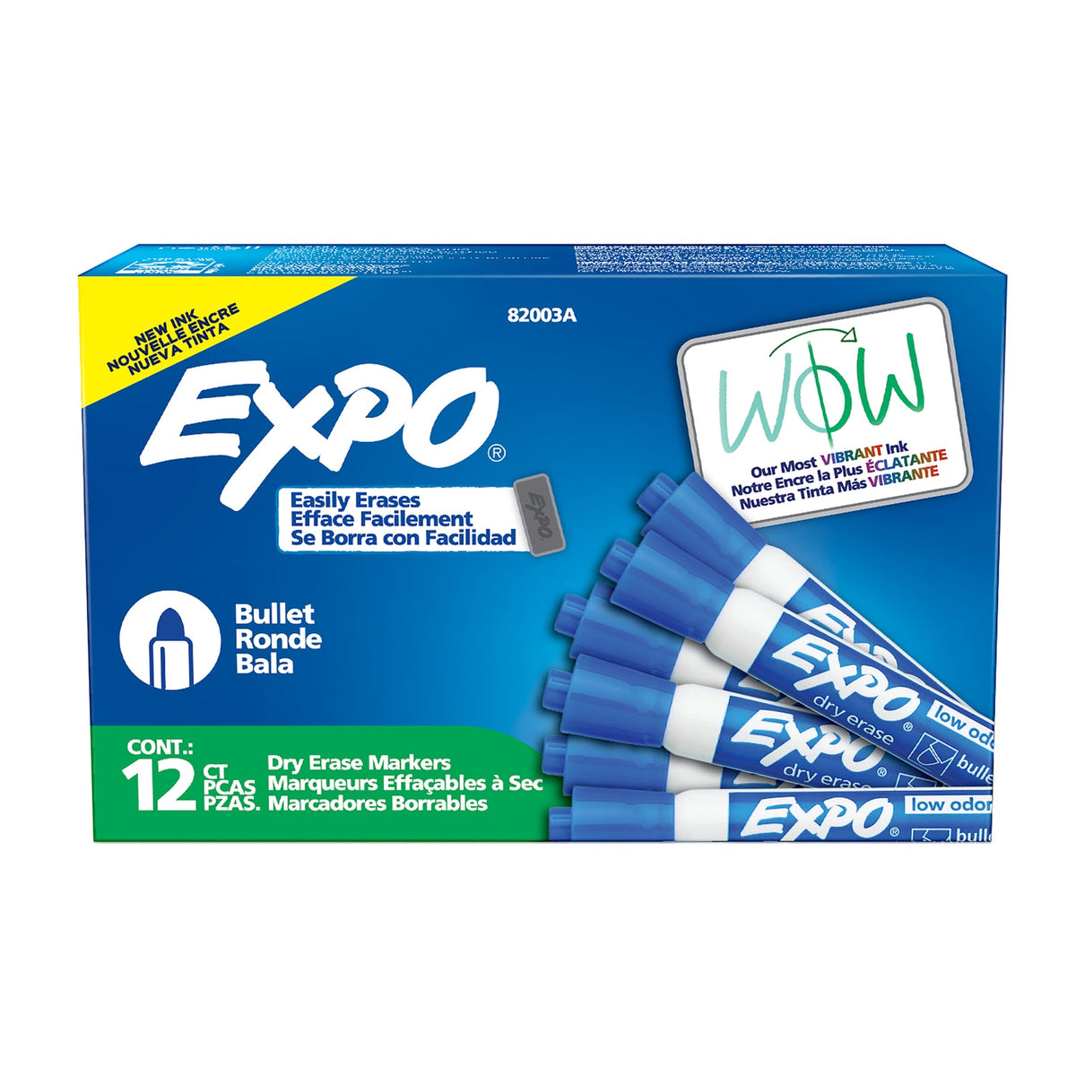 Expo Whiteboard Marker Blue Bullet Tip