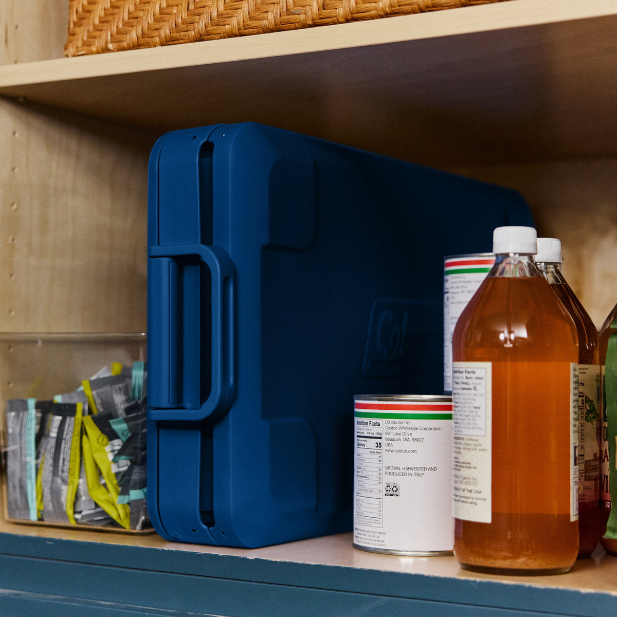Coleman Snap 'N Go 52L Collapsible Cooler Sapphire
