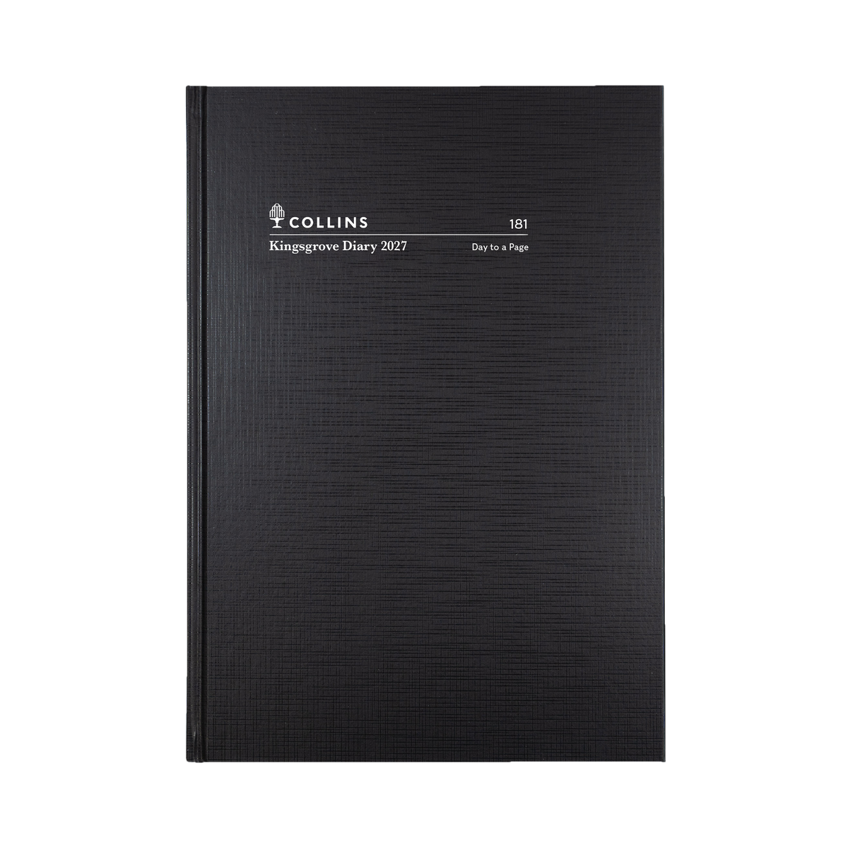 Collins Kingsgrove Diary 2027 A5 Day to a Page Black