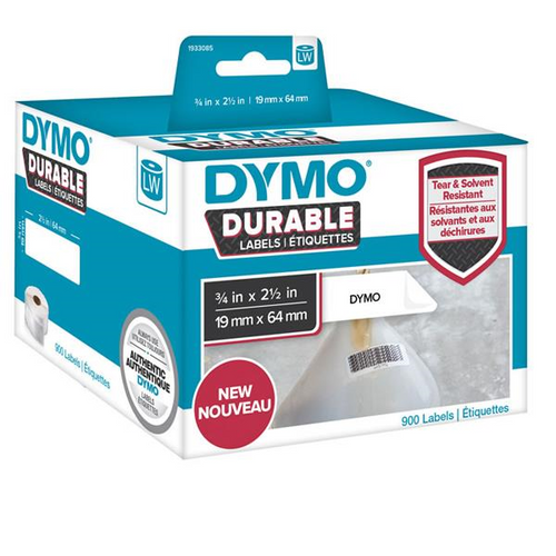 Dymo LabelWriter Durable Shipping Labels 19 x 64mm Roll of 900