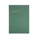 Collins 05800 Notebook A4 Cased and Sewn 168 Page Feint Green Pack of 5