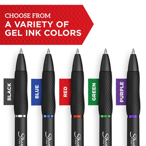 Sharpie S-Gel Retractable Pen Medium Point 0.7mm Blue Box of 12