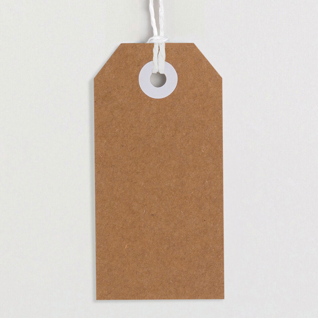Avery Tag-It with String Size 3 Kraft Brown Pack 24