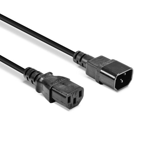 Lindy 3m Power Cable 10A IEC C14 Plug to C13 Socket