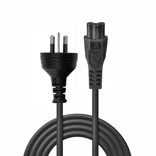 Lindy 1m Power Cable 10A 3-Pin Plug to IEC C5 Socket