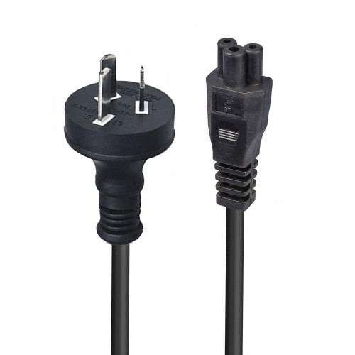 Lindy 1m Power Cable 10A 3-Pin Plug to IEC C5 Socket