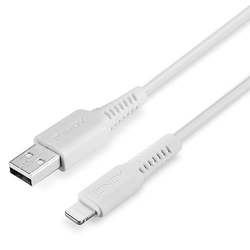 Lindy 3m USB Type A to Lightning Cable White