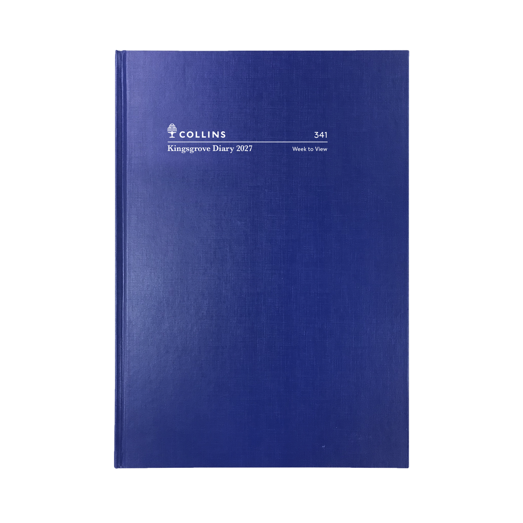 Collins Kingsgrove Diary 2027 A4 Week to a View Blue