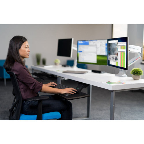 Kensington SmartFit One-Touch Height Adjustable Single Monitor Arm Grey
