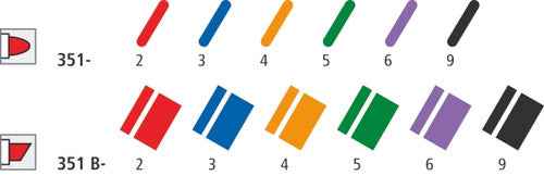 Staedtler Lumocolor Whiteboard Marker Bullet Tip Green Each 351-5