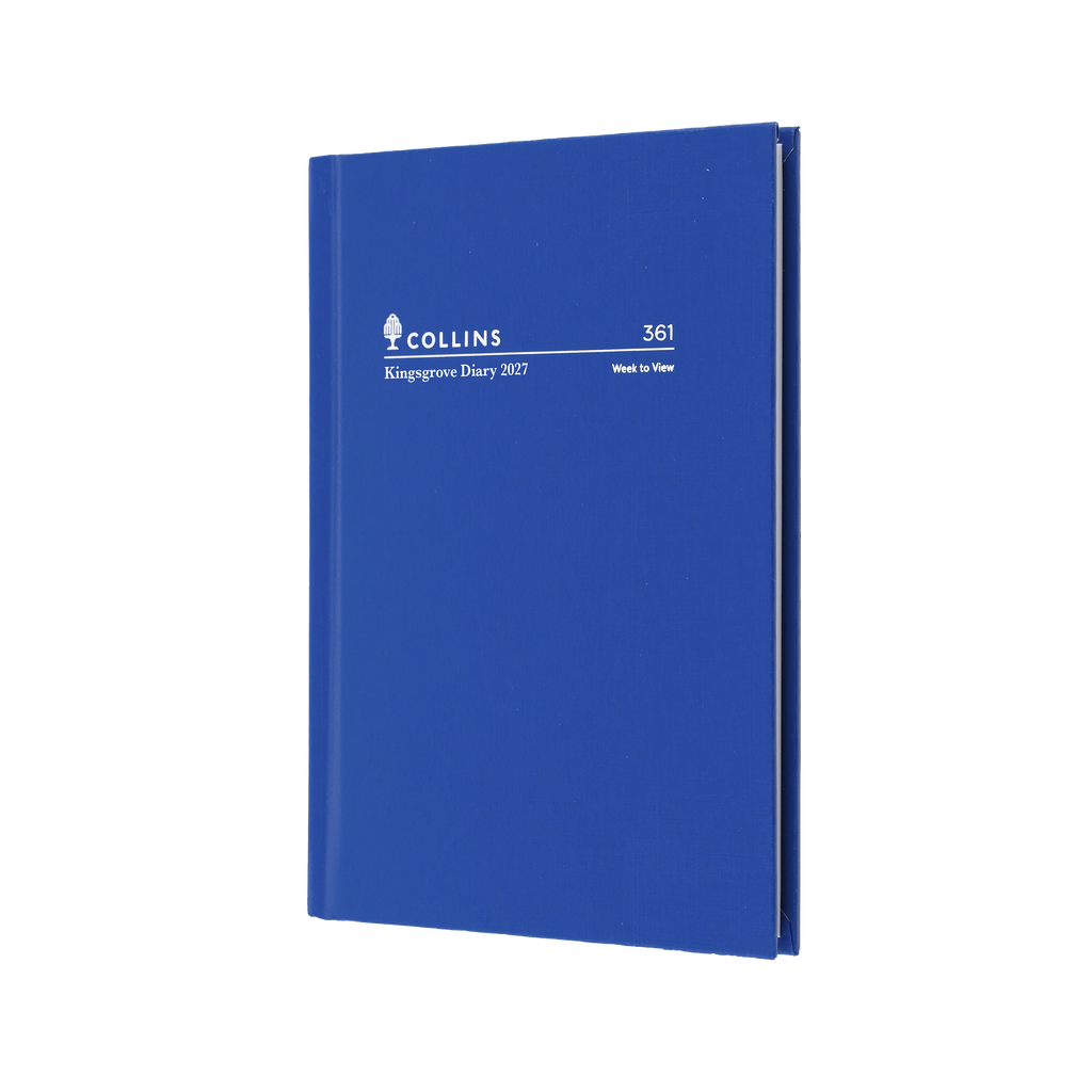 Collins Kingsgrove Diary 2027 A6 Week to a View Blue
