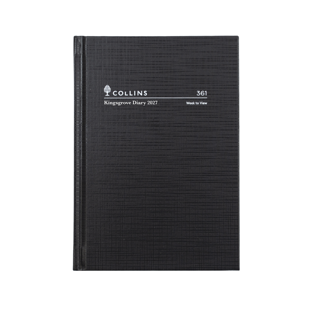 Collins Kingsgrove Diary 2027 A6 Week to a View Black