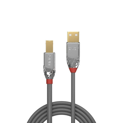 Lindy 3m USB 2.0 Type A to B Cable Cromo Line