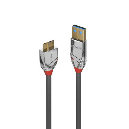 Lindy 1m USB 3.0 Type A to Micro-B Cable Cromo Line