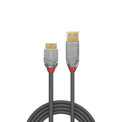 Lindy 3m USB 3.0 Type A to Micro-B Cable Cromo Line
