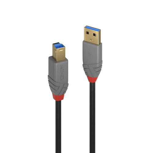Lindy 3m USB 3.0 Type A to B Cable Anthra Line