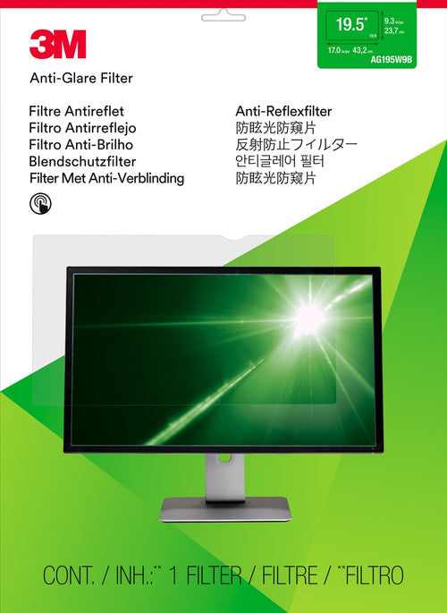 3M Anti-Glare Filter for 19.5" Widescreen Monitor AG195W9B